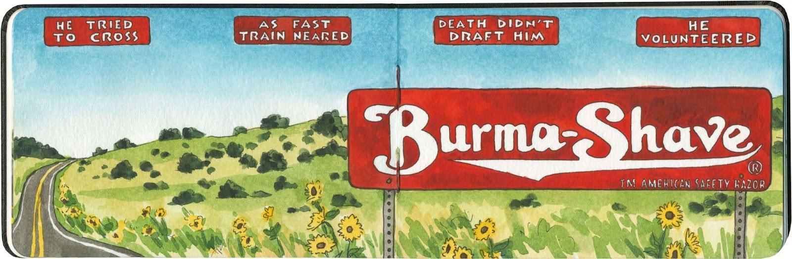 Burma-Shave advertisement