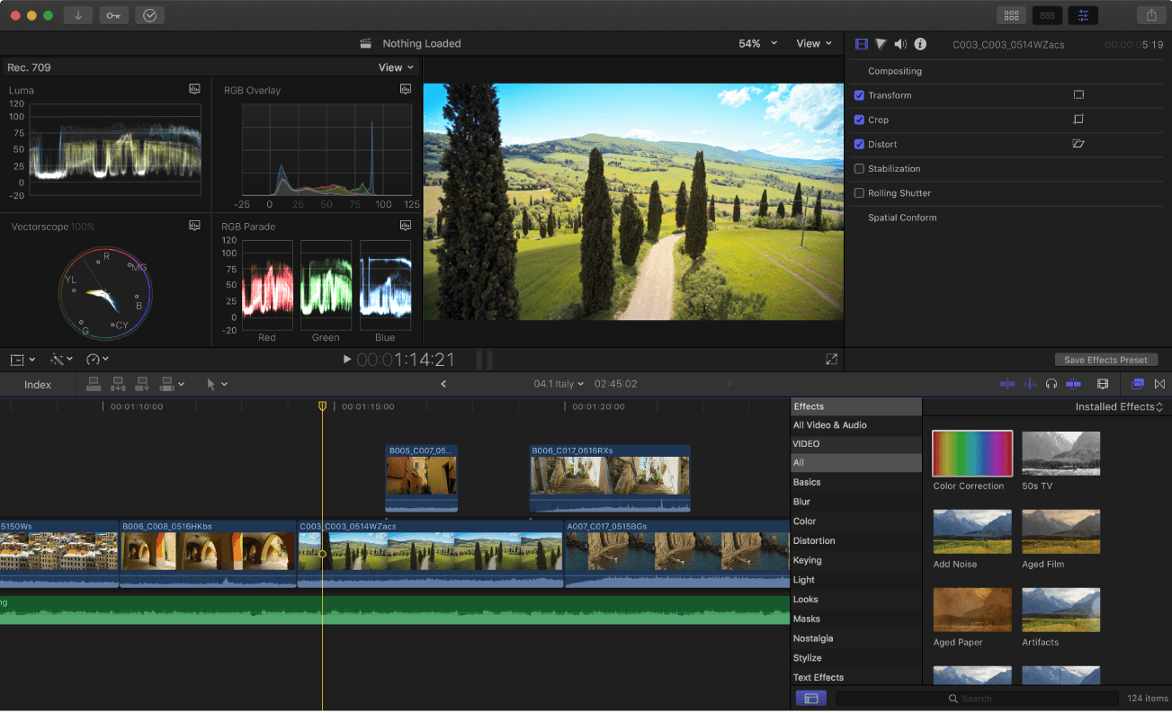 Final Cut Pro - video editing tool for content creators