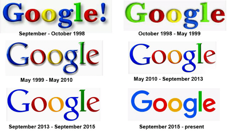 Google logo history