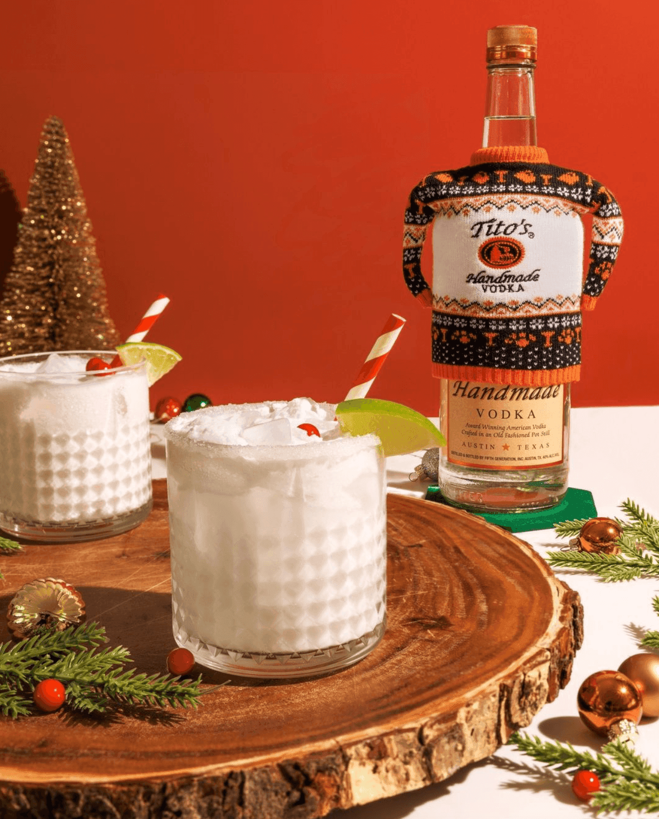 Tito's vodka seasonal drink post