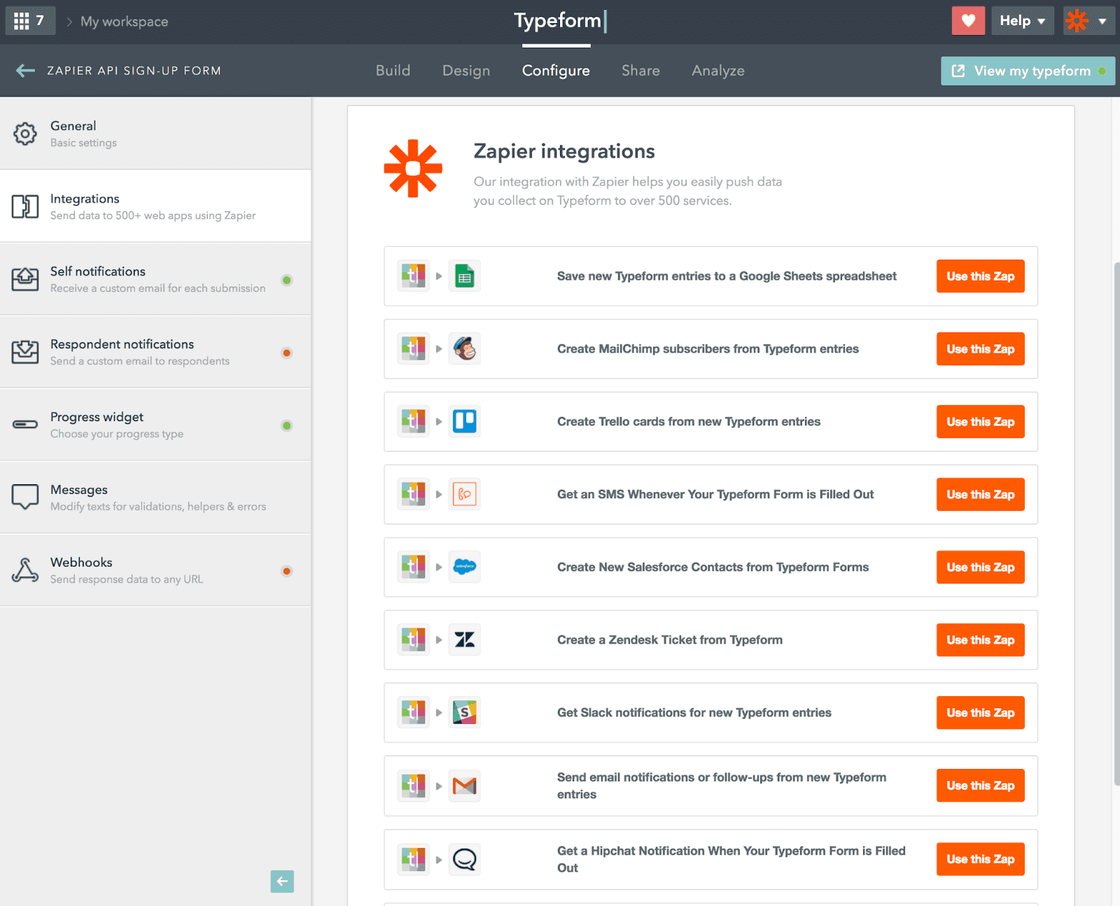 Zapier workflow integration software