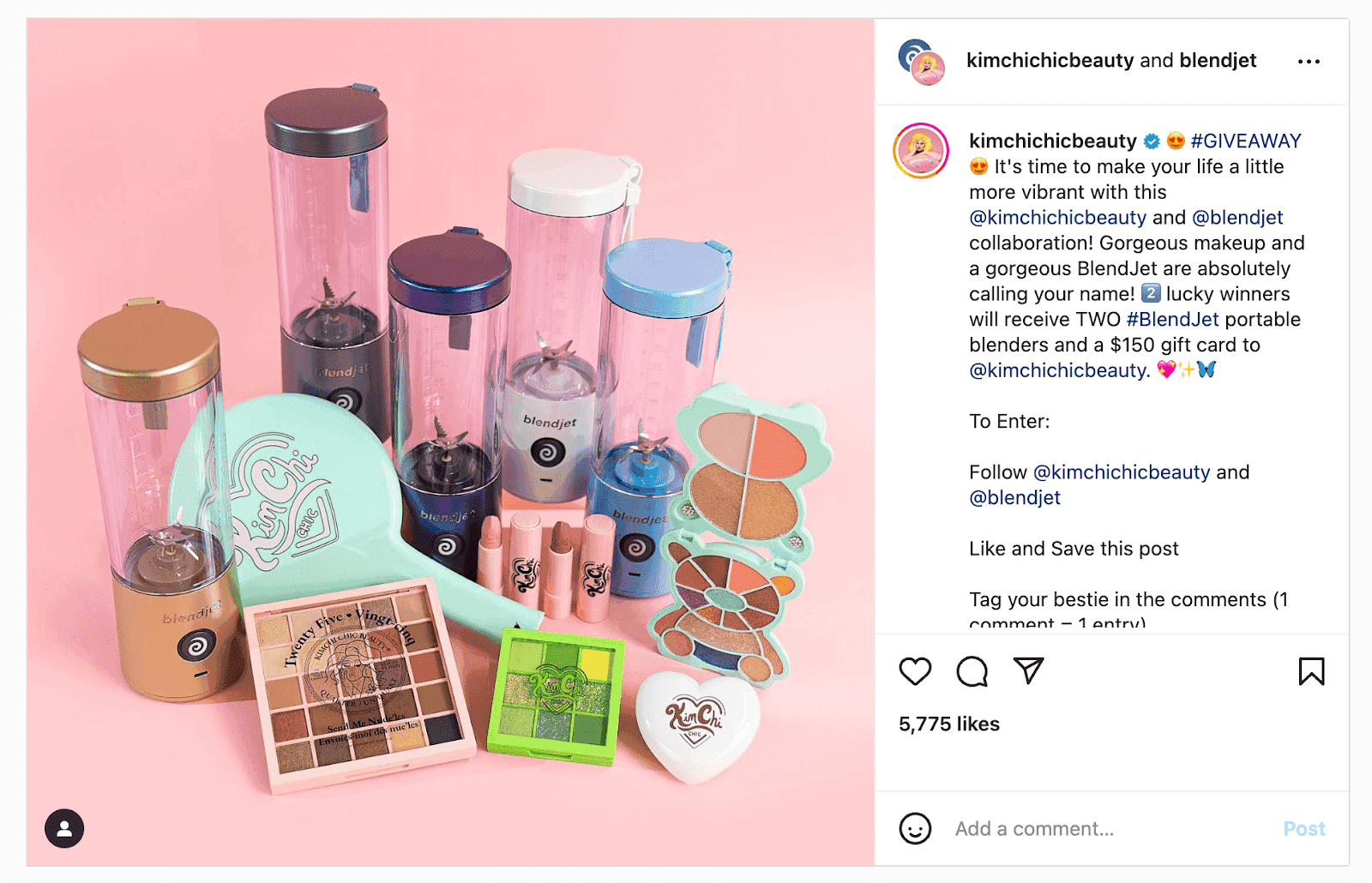 Kimchichicbeauty giveaway