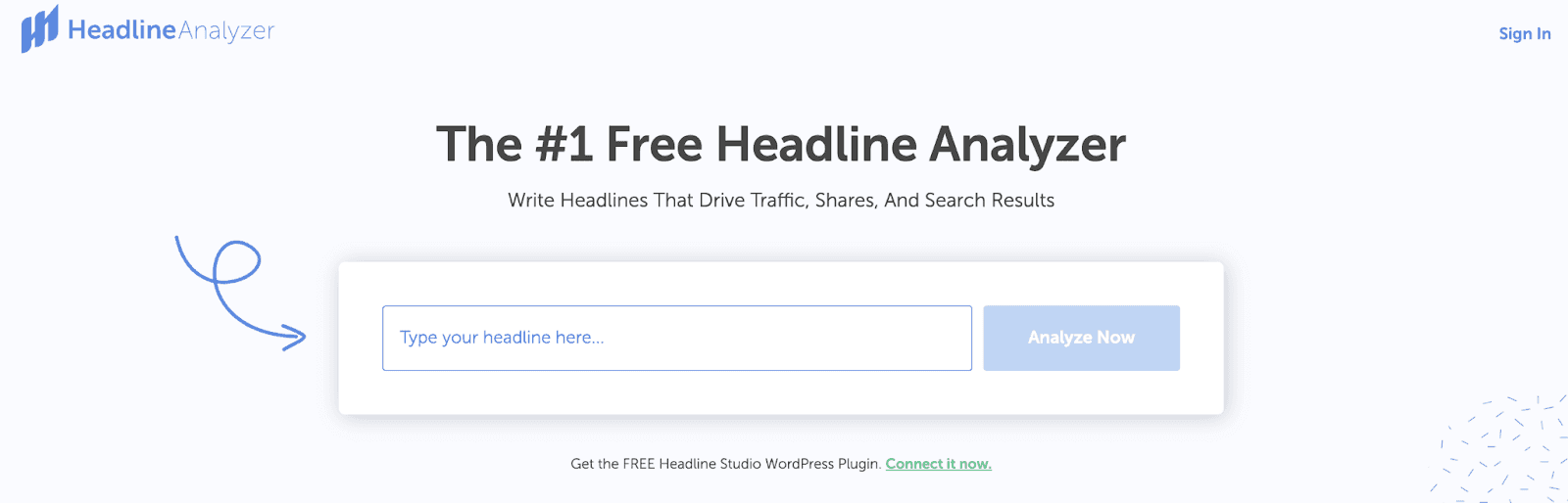 Headline Analyzer tool from CoSchedule