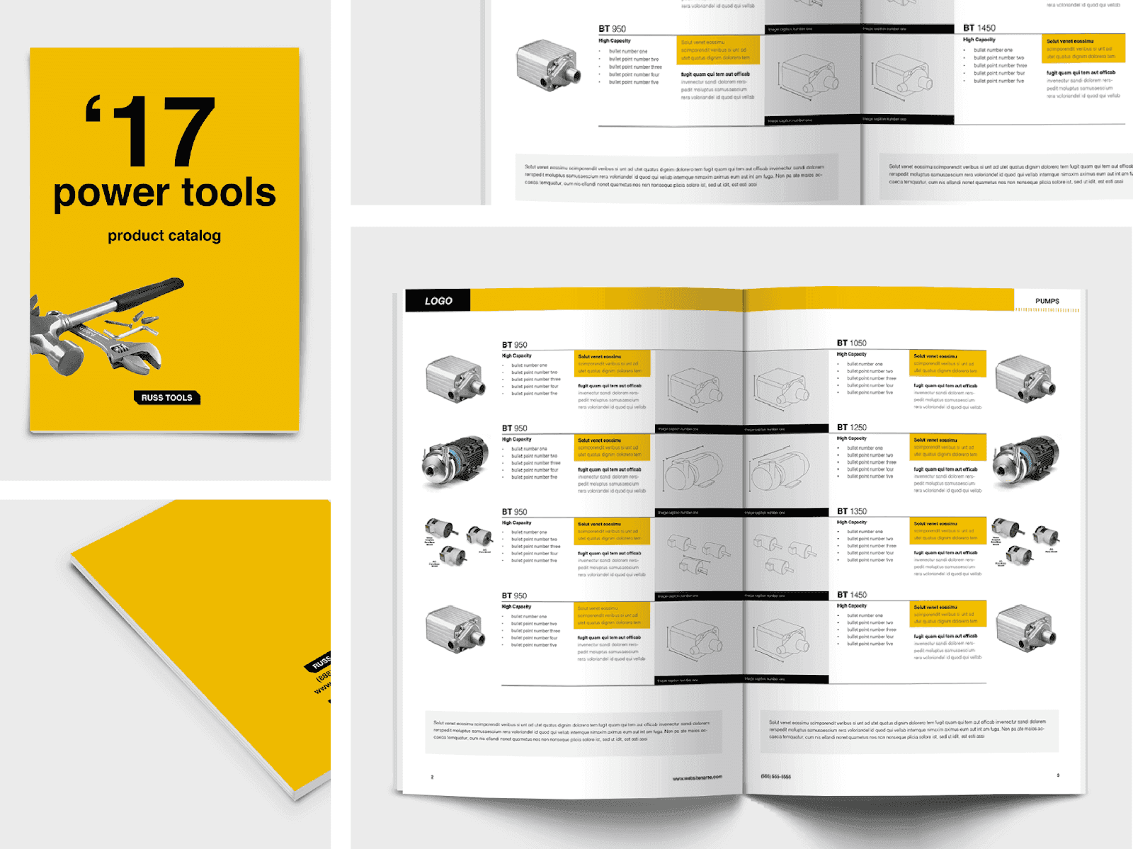 Power tool product catalog