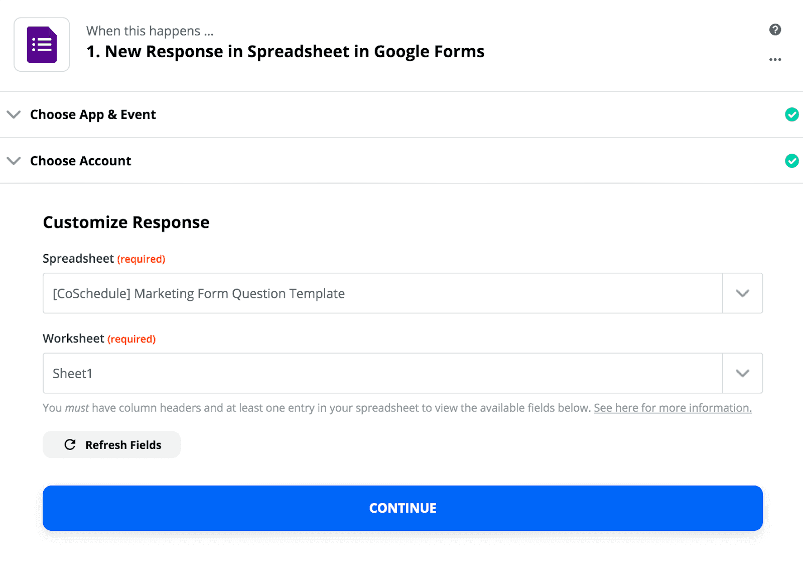 Choose the sheet 1 within the worksheet options.